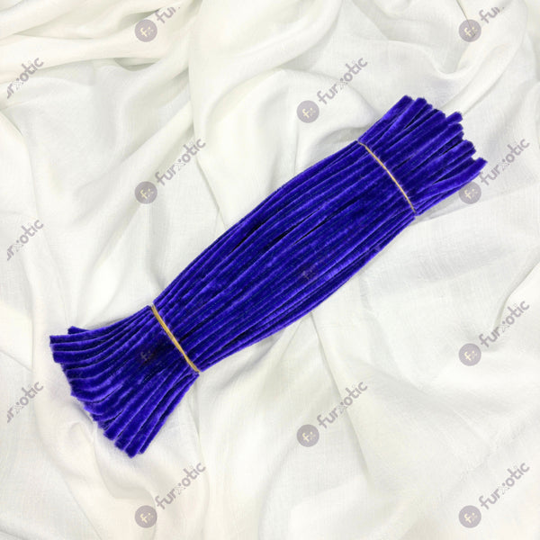 8mm Pipe Cleaner Plain 100pcs (Voilet)