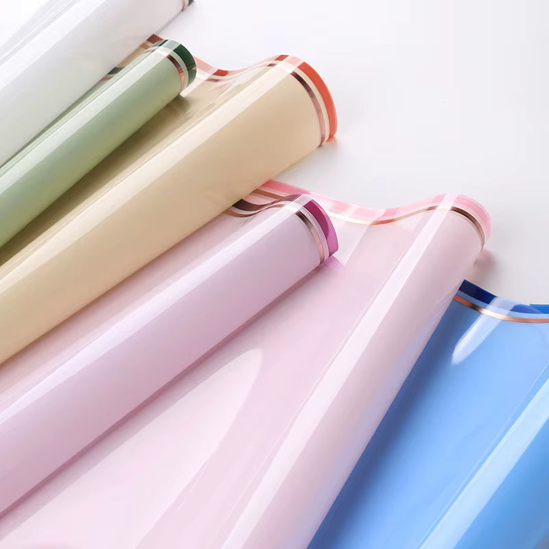 Wrapping Sheets Gold Edge (57x57cm - White - 20 Sheets)