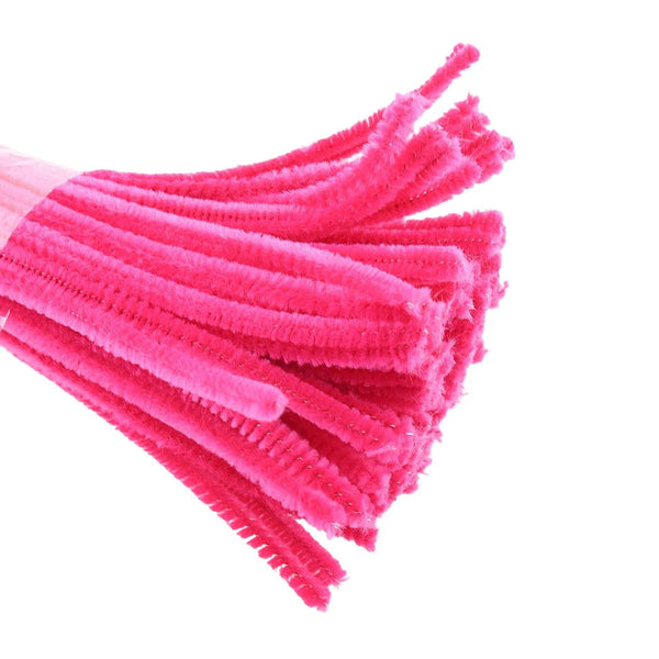 Pipe Cleaner Plain 100pcs (Dark Pink)
