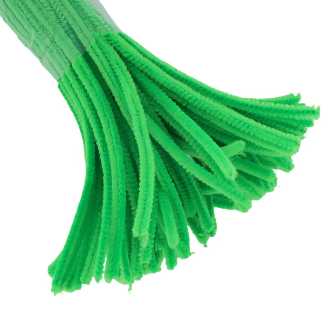 Pipe Cleaner Plain 100pcs (Green)