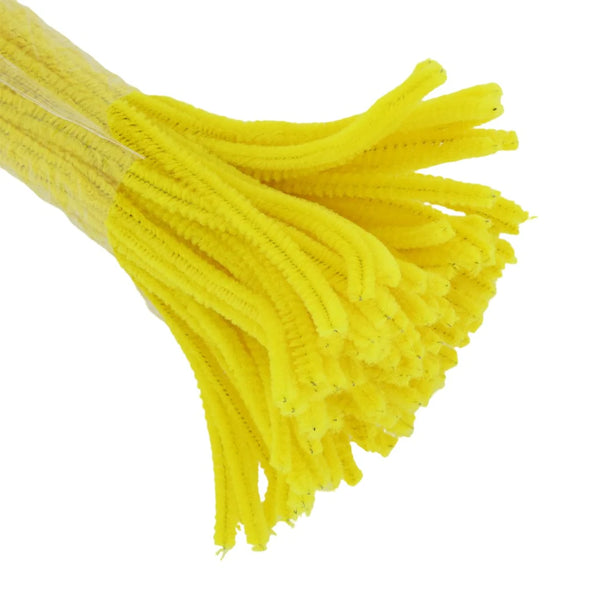 Pipe Cleaner Plain 100pcs (Yellow)