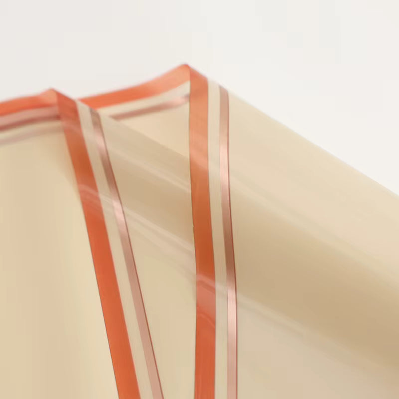 Wrapping Sheets Gold Edge (57x57cm - Khaki - 20 Sheets)