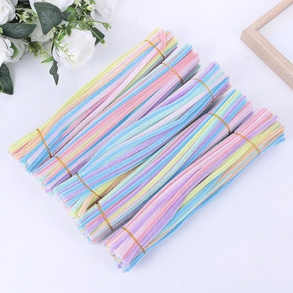 Pipe Cleaner Plain 100pcs (Multicolor Pastel)