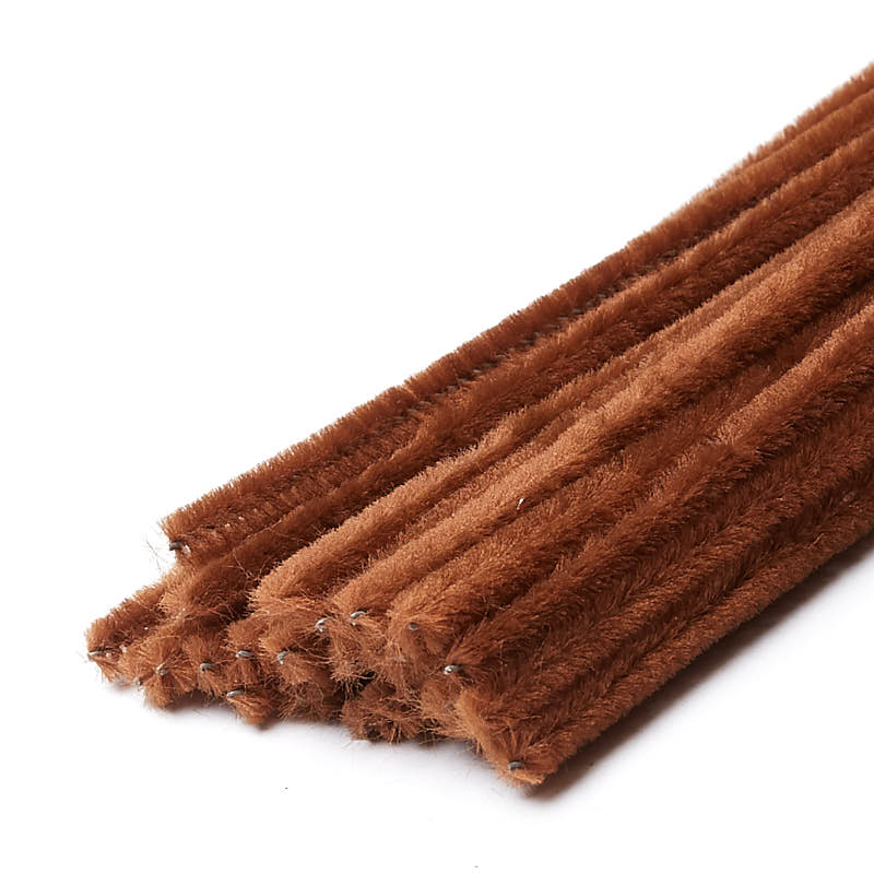 Pipe Cleaner Plain 100pcs (Dark Coffee)