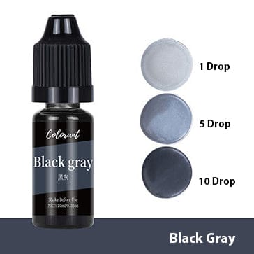 Single Colour Colorant For Soap & Candle - Black Gray - 3 - Furxotic