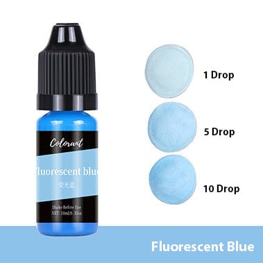 Single Colour Colorant For Soap & Candle - Fluorescent Blue - 10 - Furxotic