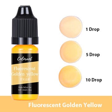 Single Colour Colorant For Soap & Candle - Fluorescent Golden Yellow - 15 - Furxotic