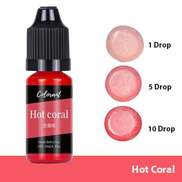 Single Colour Colorant For Soap & Candle - Hot Coral - 21 - Furxotic