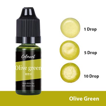 Single Colour Colorant For Soap & Candle - Olive Green - 26 - Furxotic