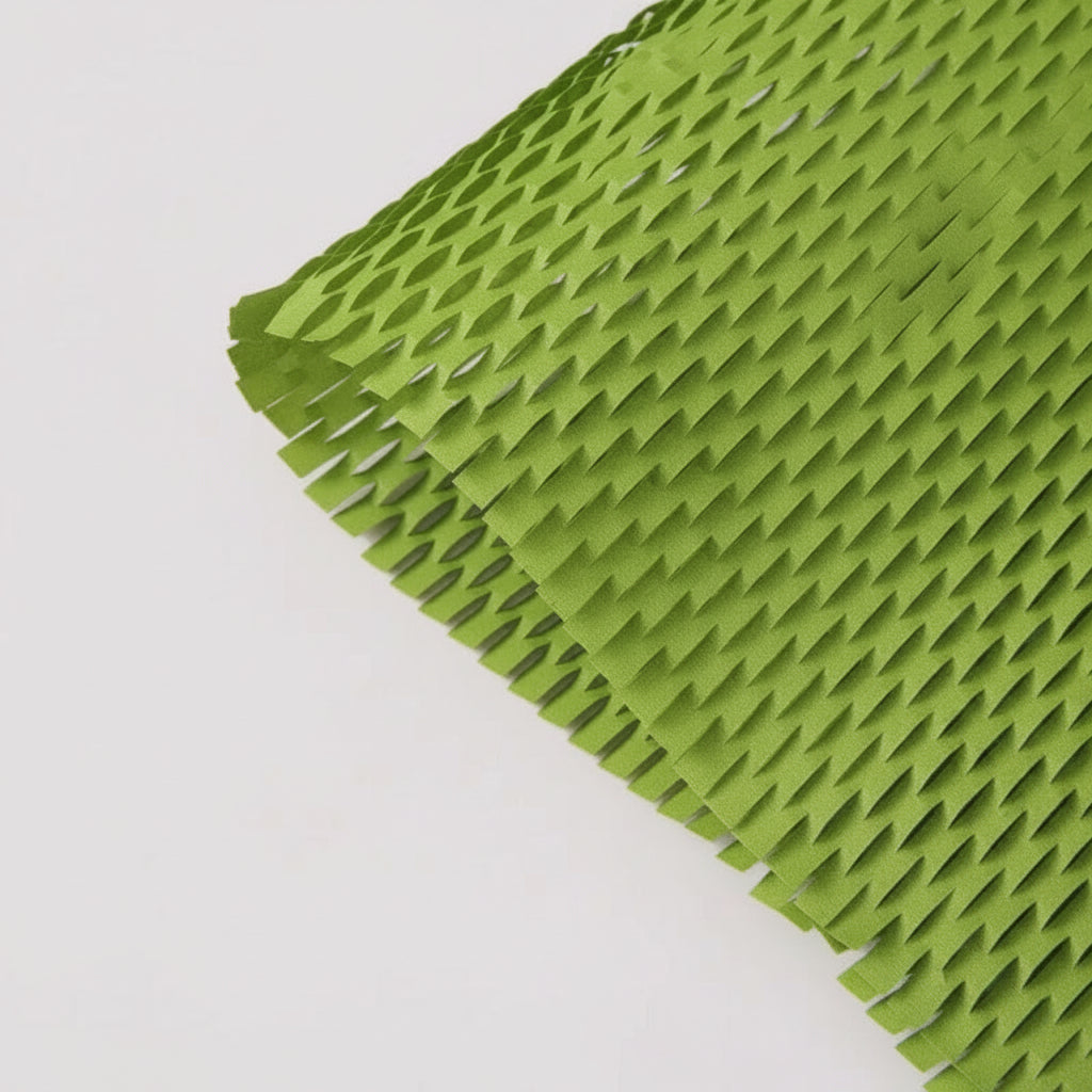 Eco-Friendly Honeycomb Paper Roll for Bouquet Wrapping, Gift Packaging & DIY Crafts – Decorative Cushioning Wrap - Olive Green - 3 - Furxotic