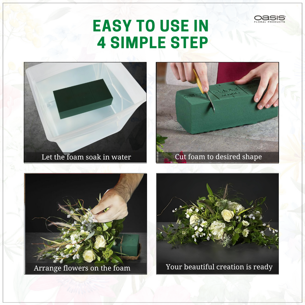 Floral Foam Bricks by OASIS (Pack of 20)