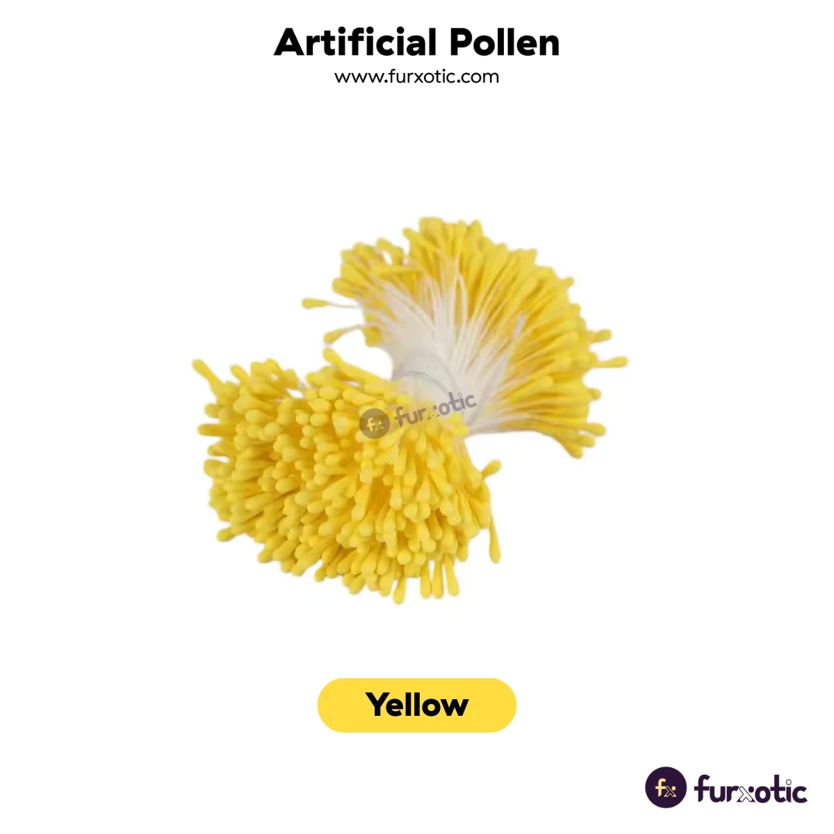 Artificial Pollens 6cm (Yellow - 400pcs)
