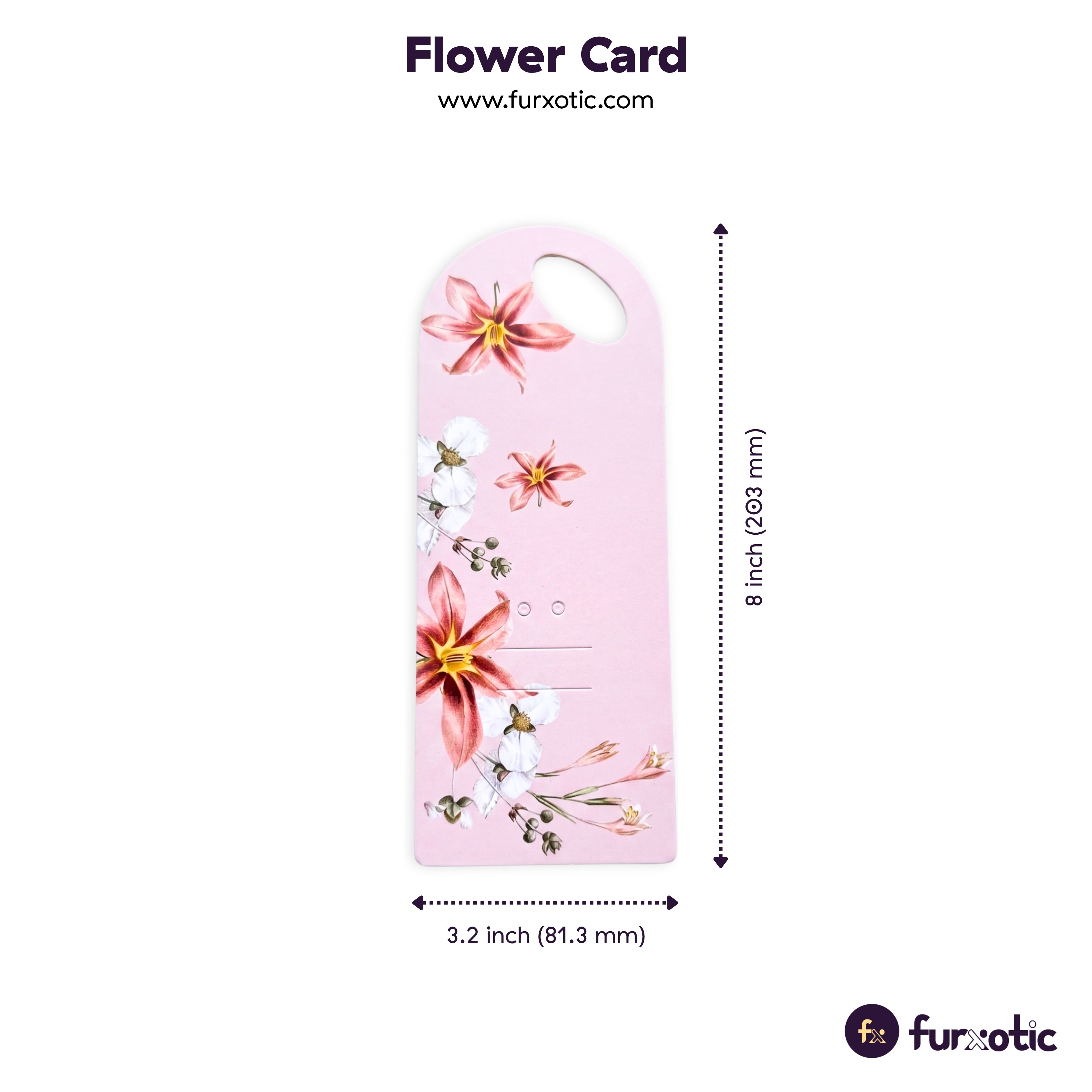 Flower Card & Sleeve (Pack of 10)