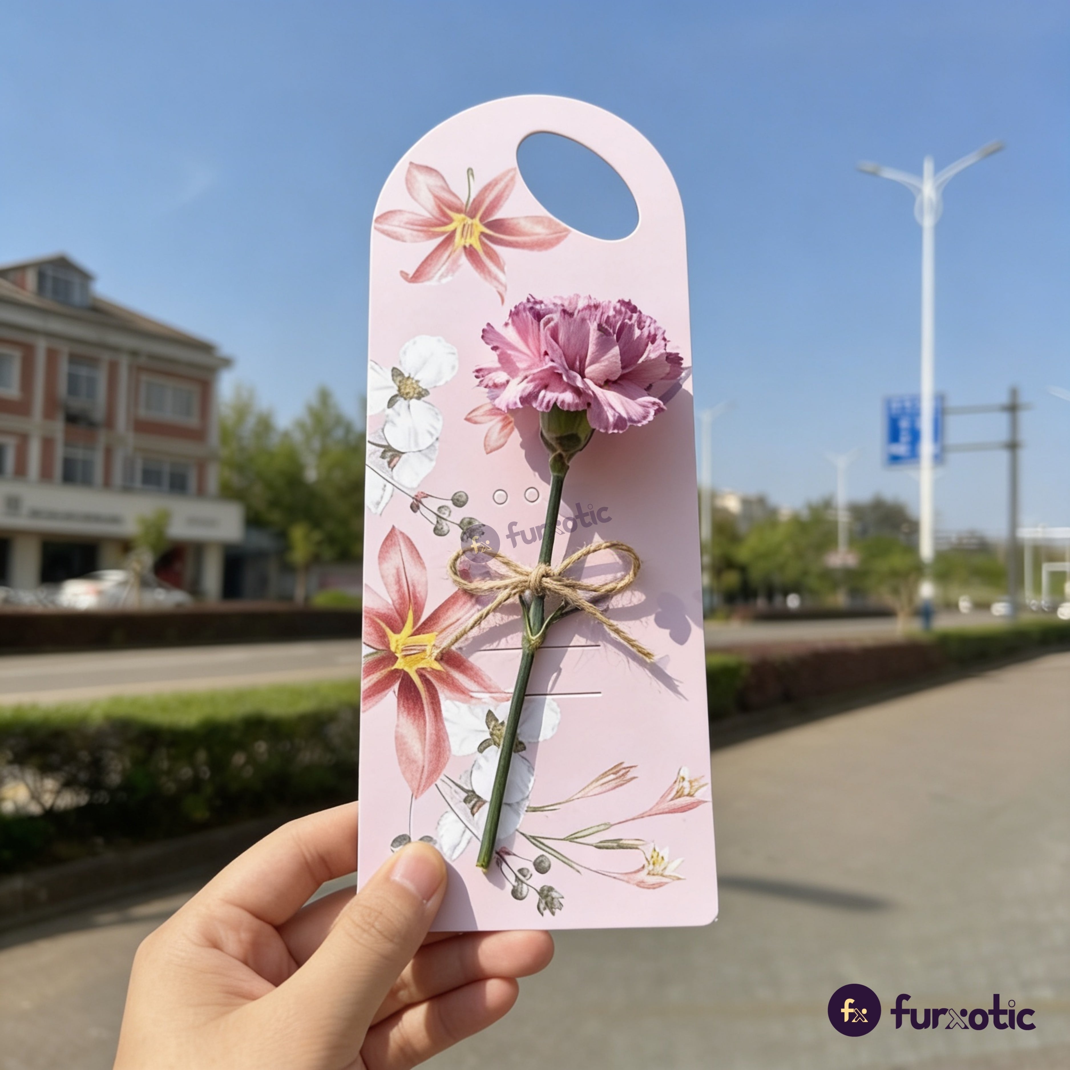 Flower Card & Sleeve (Pack of 10)
