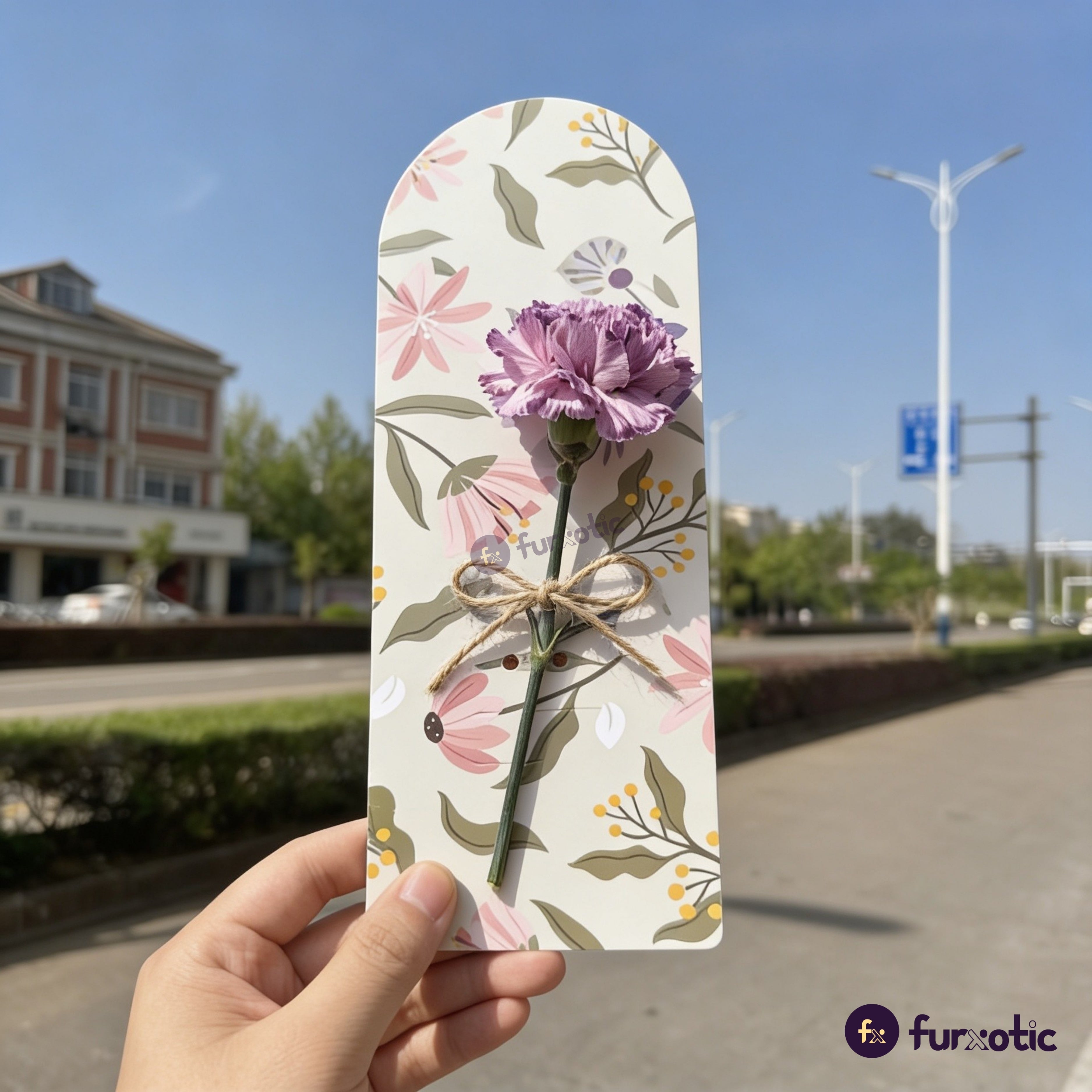 Flower Card & Sleeve (Pack of 10)