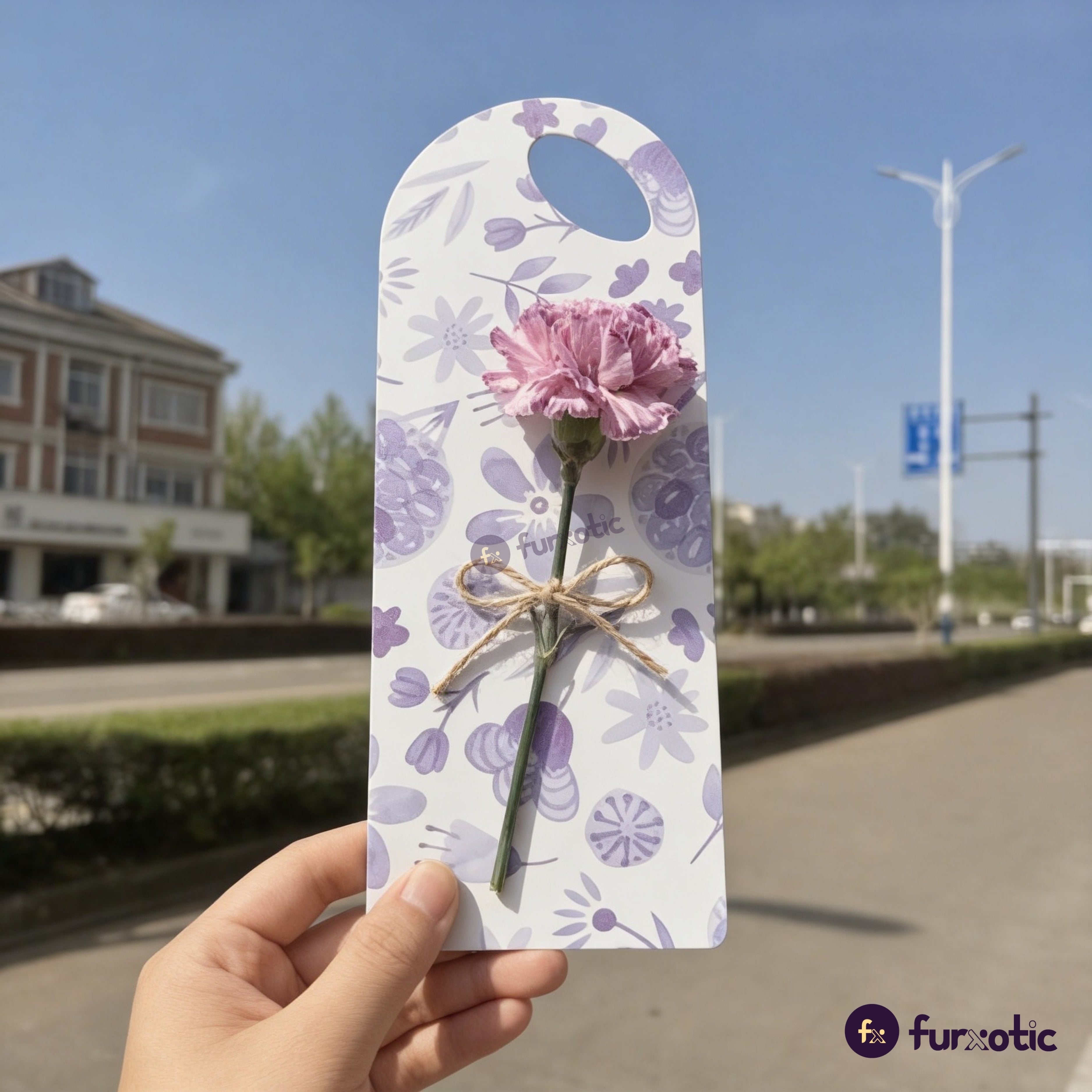 Flower Card & Sleeve (Pack of 10)