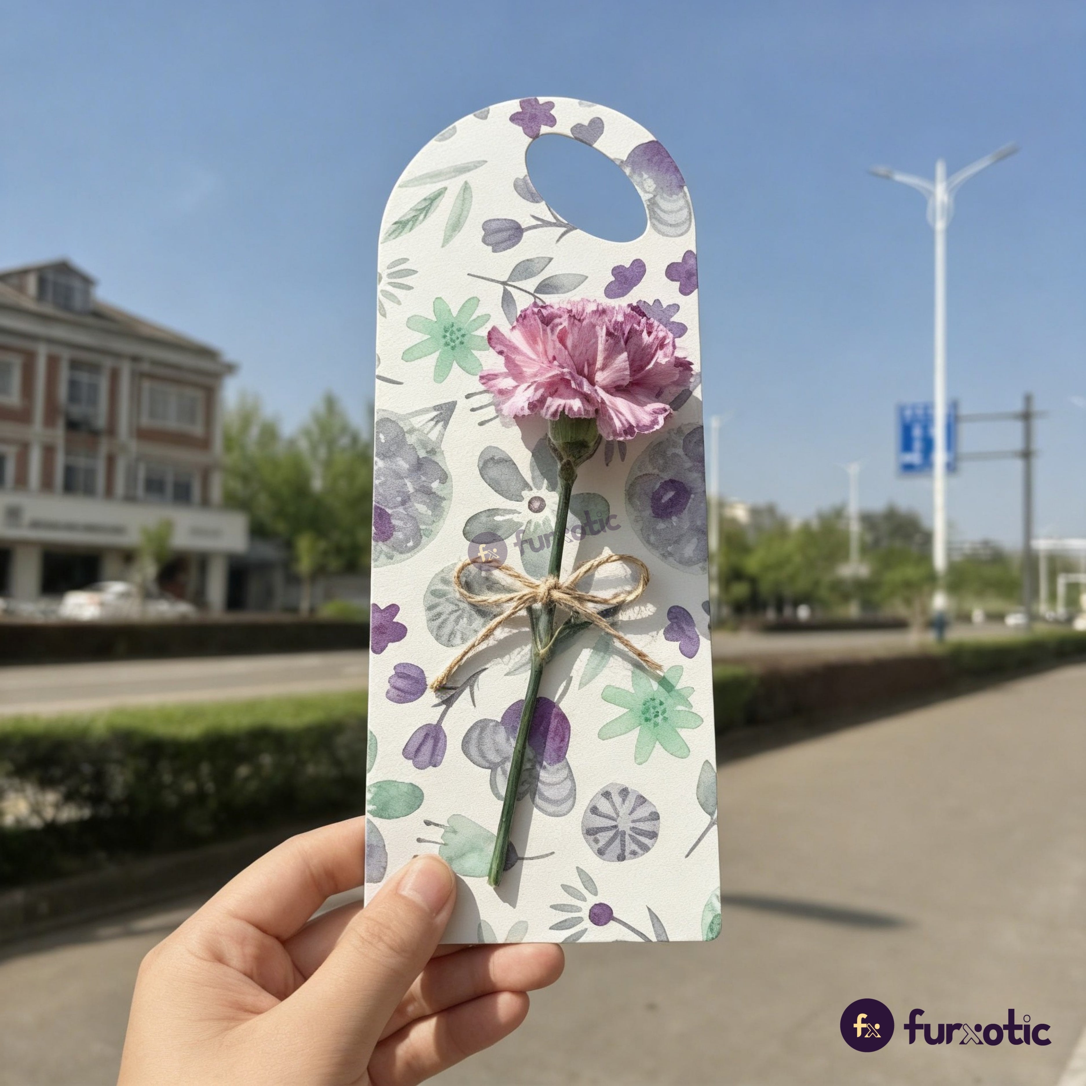 Flower Card & Sleeve (Pack of 10)