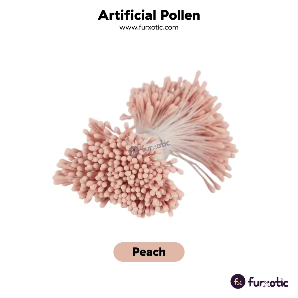 Artificial Pollens 6cm (Peach - 400pcs)