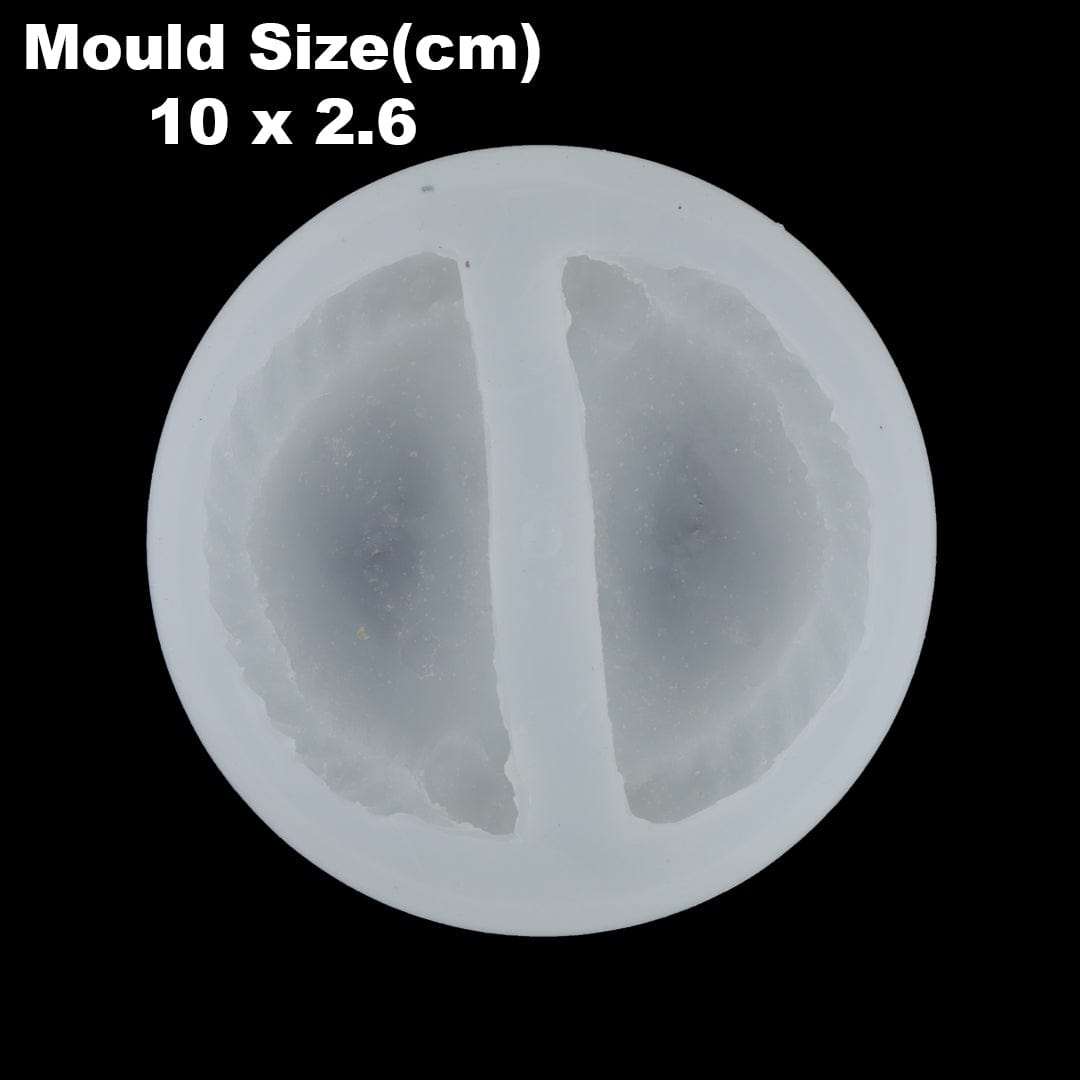 2 Cavity Gujiya Shape Candle Mould - 1 - Furxotic