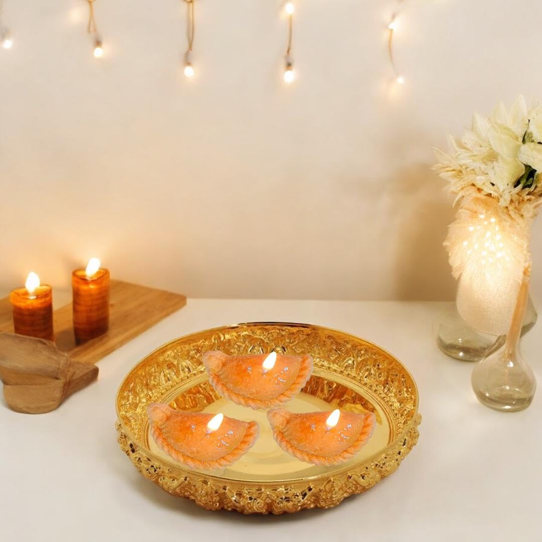 2 Cavity Gujiya Shape Candle Mould - 2 - Furxotic