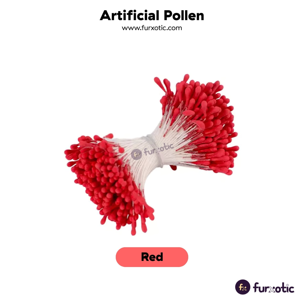 Artificial Pollens 6cm (Red - 400pcs)