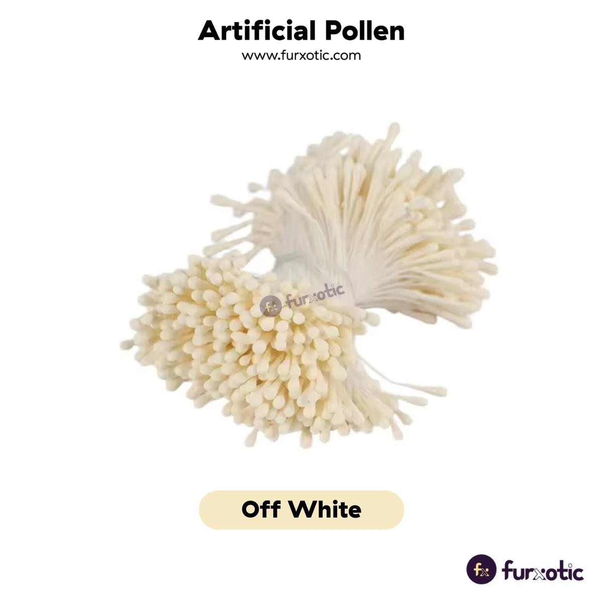 Artificial Pollens 6cm (off white- 400pcs)