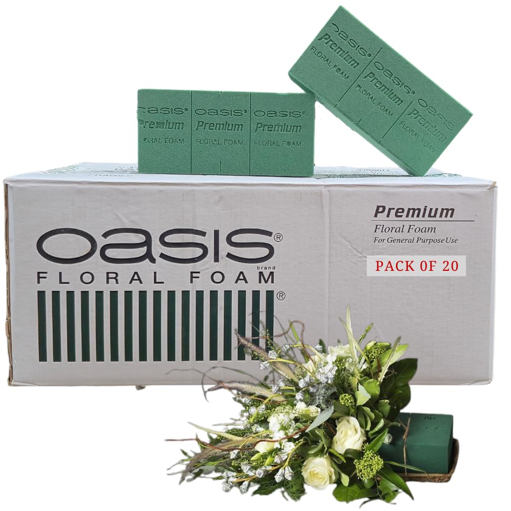 Floral Foam Bricks by OASIS (Pack of 20)