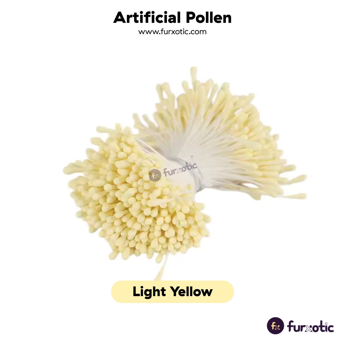 Artificial Pollens 6cm (Light Yellow - 400pcs)