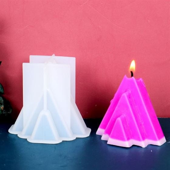 Triple Triangle Candle Mould - 1 - Furxotic