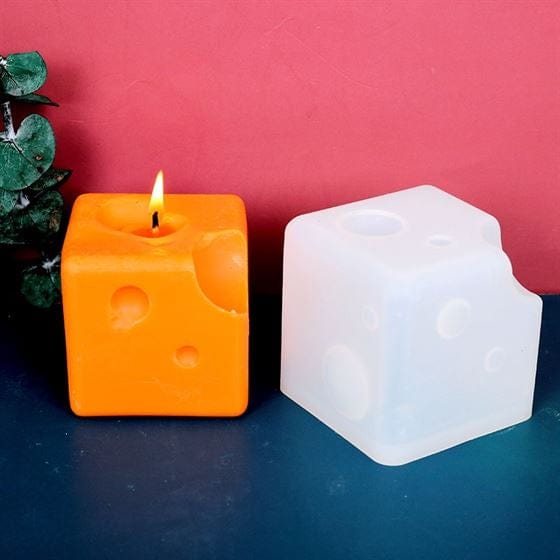 Cheese Cube Candle Mould - 1 - Furxotic