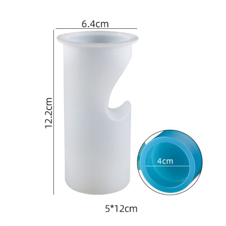 Big Half Heart Tea Light Candle Holder Mould - 1 - Furxotic