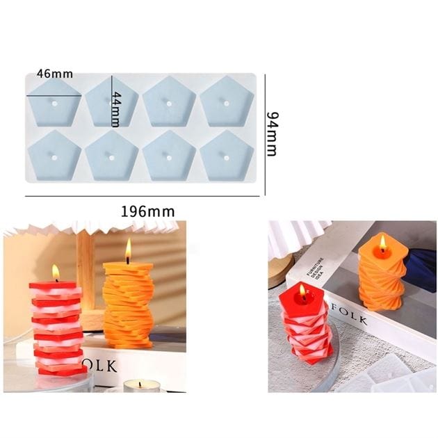 Rotary Building Block Candle Mould - 1 - Furxotic