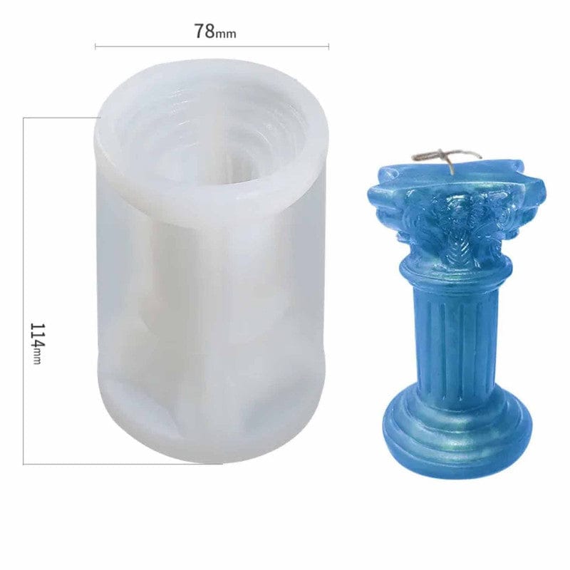 Greek Pillars Candle Mould - 1 - Furxotic