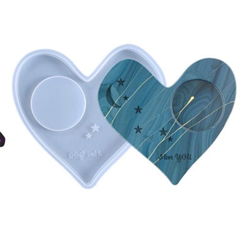 Heart Shape Tea Light Candle Holder Mould - 1 - Furxotic
