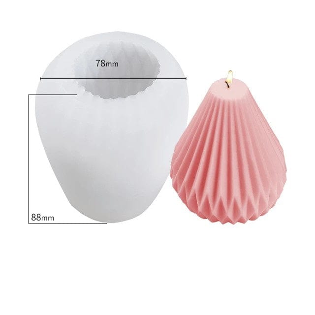 Pear Shaped Candle Mould - 1 - Furxotic