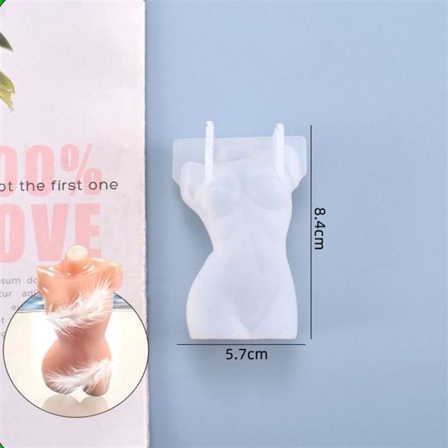 Female Body Candle & Showpiece D1 Mould - 1 - Furxotic