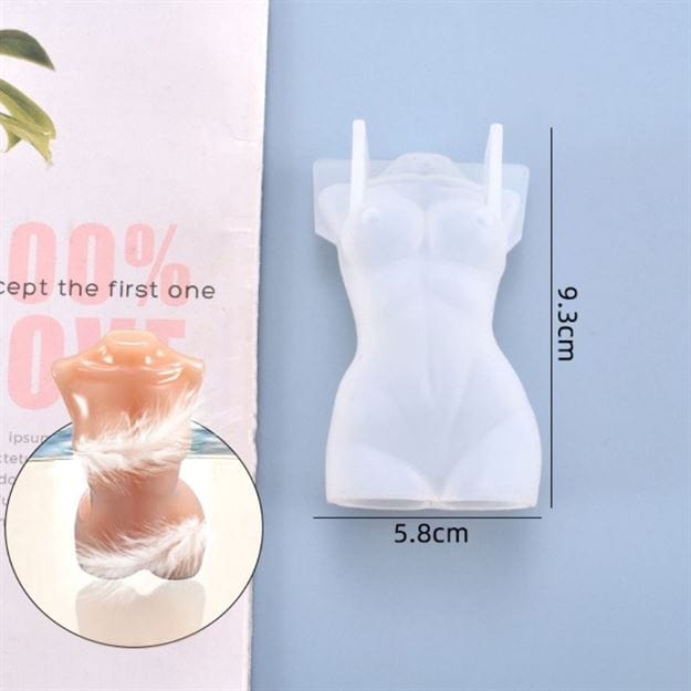 Female Body Candle & Showpiece D2 Mould - 1 - Furxotic