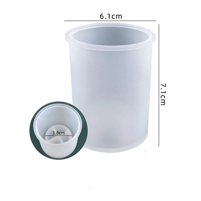 Big Cylinder Tea Light Candle Holder Mould - 1 - Furxotic