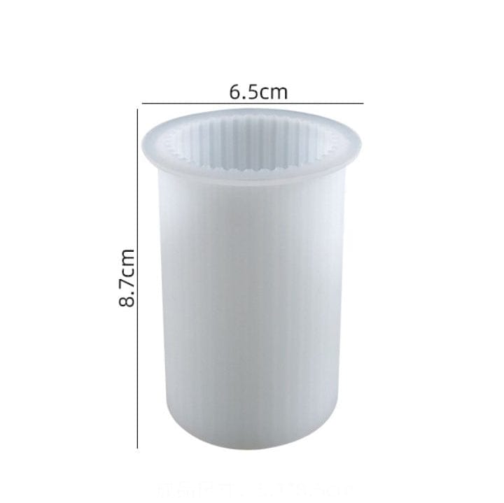 Big Round Stripe Candle Mould - 1 - Furxotic