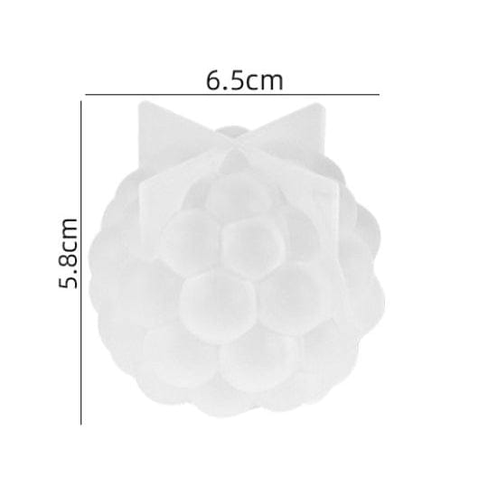 Round Bubble Candle Mould - 1 - Furxotic
