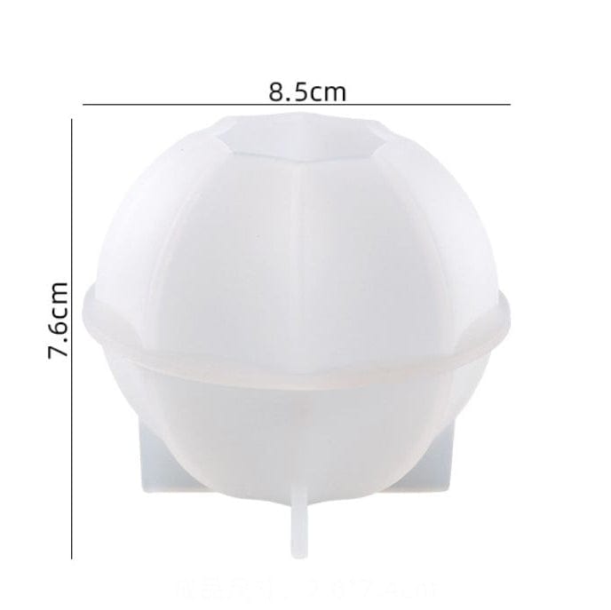 Round Designer Candle Mould - 1 - Furxotic