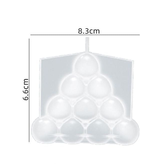 4 Layer Pyramid Bubble Candle Mould - 1 - Furxotic