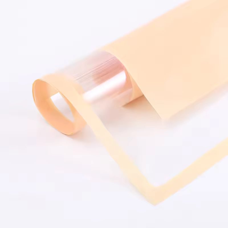 Wrapping Sheets Transparent Box Border (Beige - 20 Sheets)