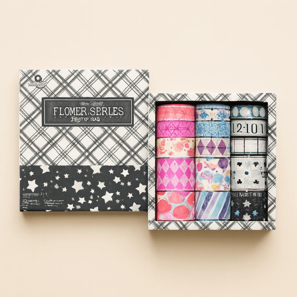 Washi Tape (Flower Series 2 - 18 Rolls - 2 meter each)