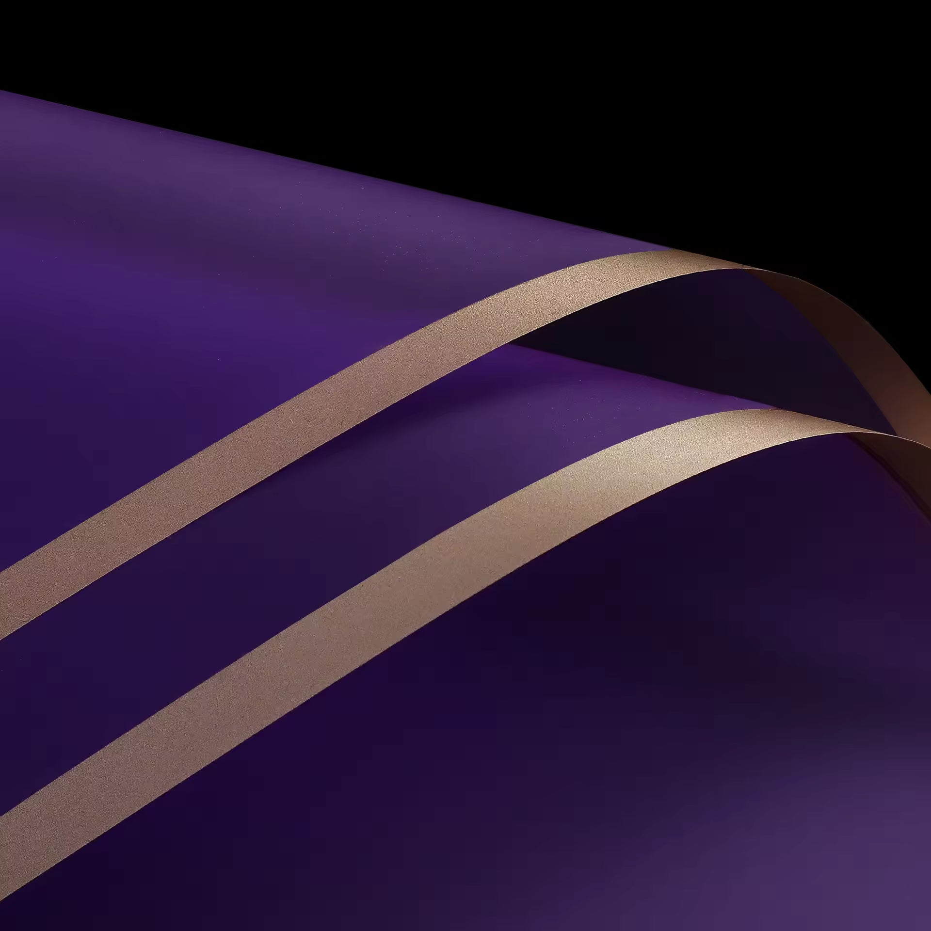 Wrapping Sheets Gold Border (A2 - Dark Purple- 20 Sheets)