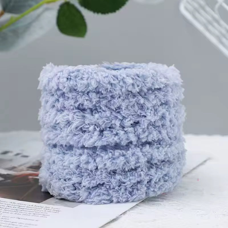 15mm Jumbo Coral Fleece Pipe Cleaners (1 meter - Gray)