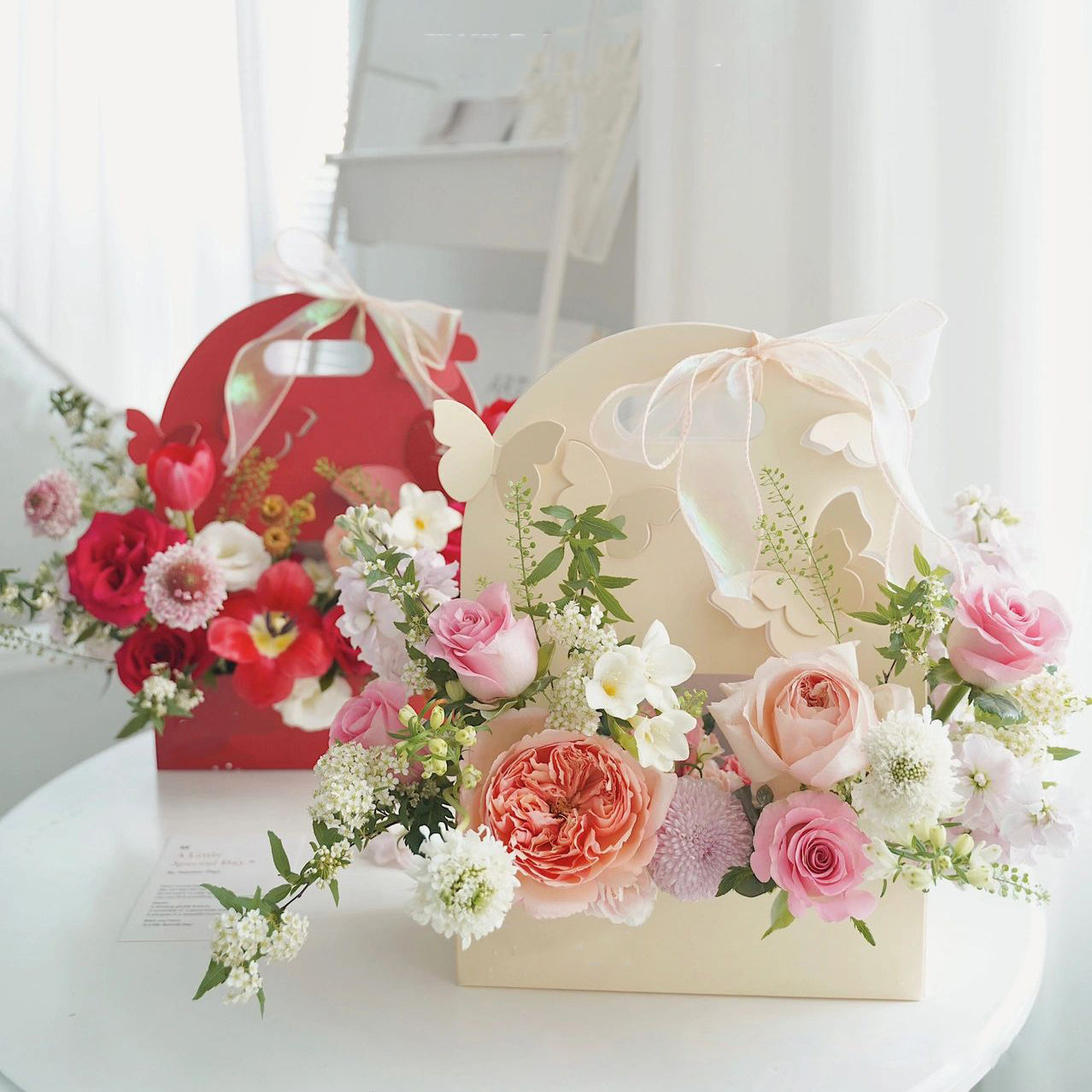 3D Butterfly Flower Box (Yellow - 1 pc)