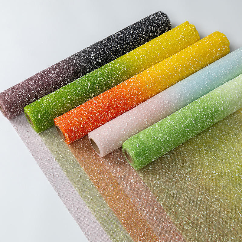 Snow Mesh Roll (Black + Burgundy  - 40 cm x 15 ft)