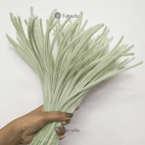 Pipe Cleaner Plain 100pcs (Pale Green)