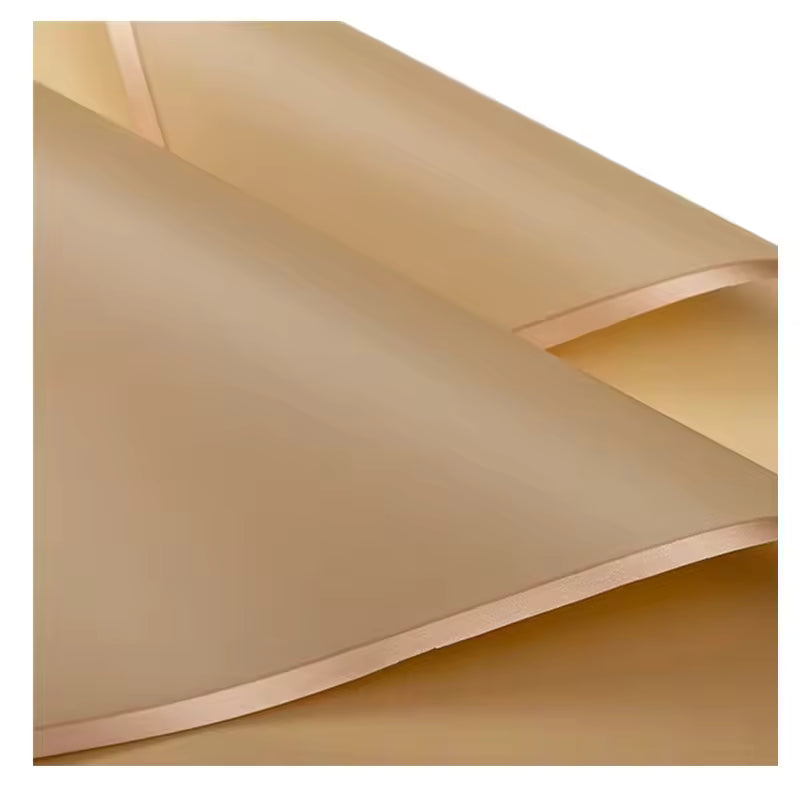 Wrapping Sheets Gold Border (A2 - Khaki- 20 Sheets)
